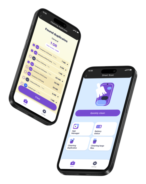 JWIZARD Cleaner App for iPhone