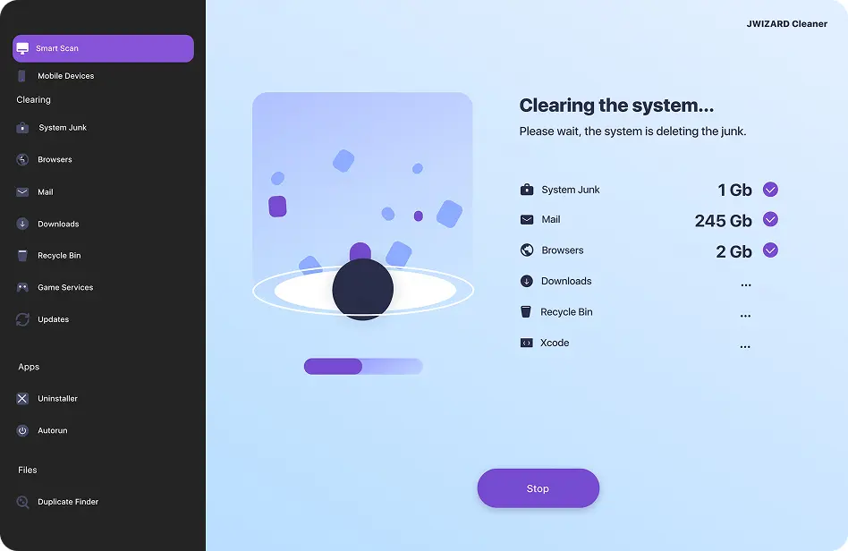 JWIZARD Cleaner for Mac
